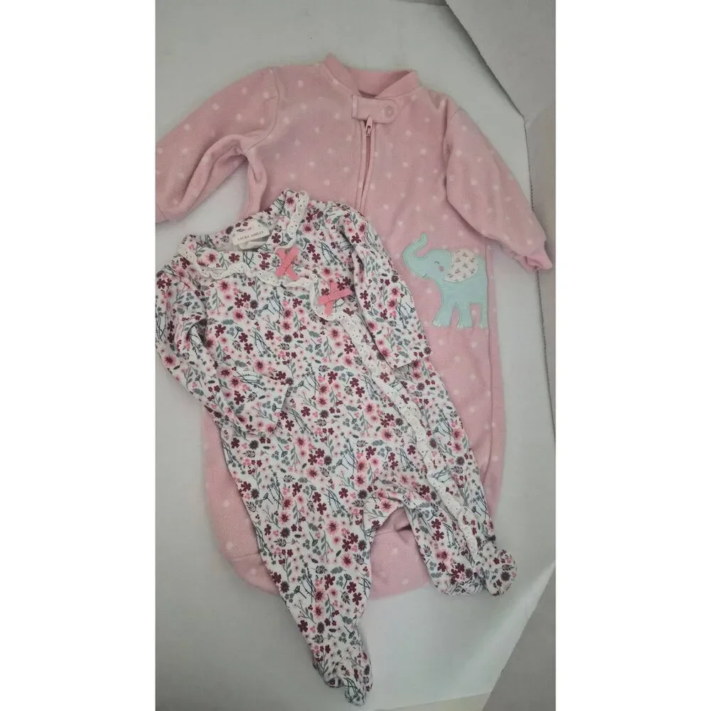 0-3months Baby Girl Clothes: Laura Ashley, Nicole Miller, Carter's, Garanimals